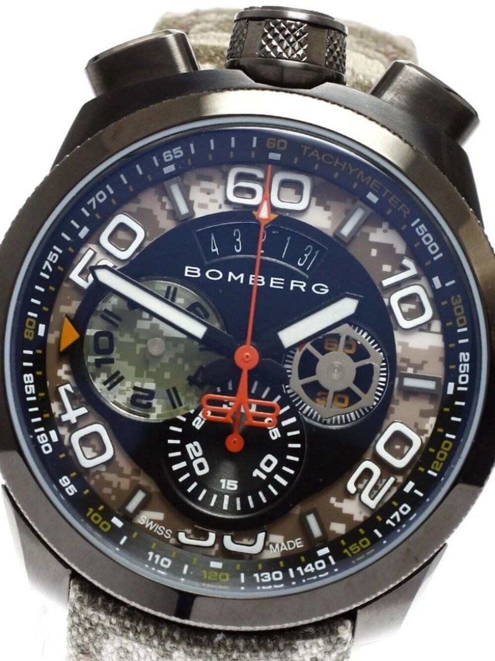 BOMBERG BOLT-68 Camouflage BS45CHPGM.018.3 Chronograph Date Quartz Men's_881526